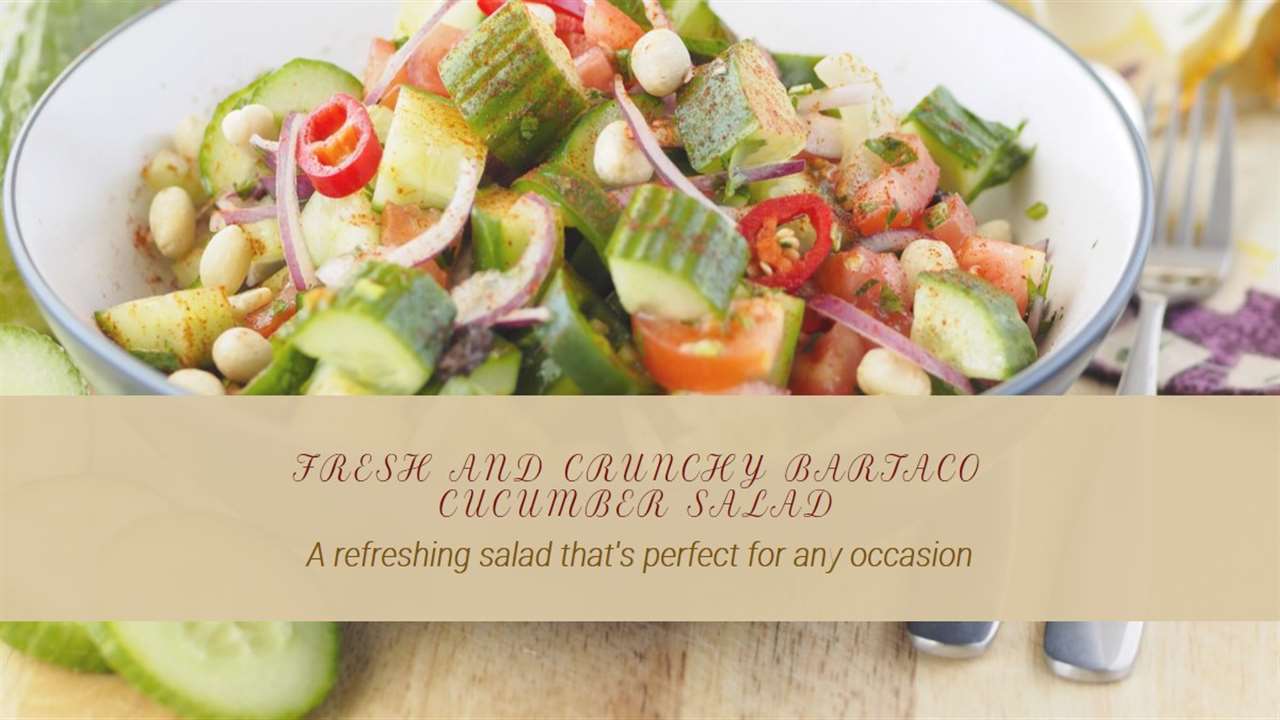 Bartaco Cucumber Salad Recipe